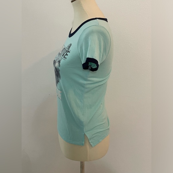 Pawsitive Catitude Short Sleeve Tee by Mudd Size 12 Girls - Picture 3 of 9